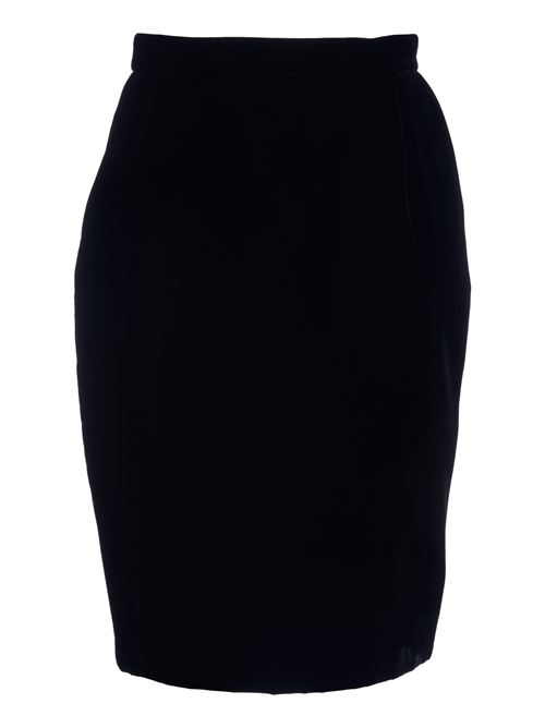 Velvet pencil skirt SAINT LAURENT | 769366Y525R1000